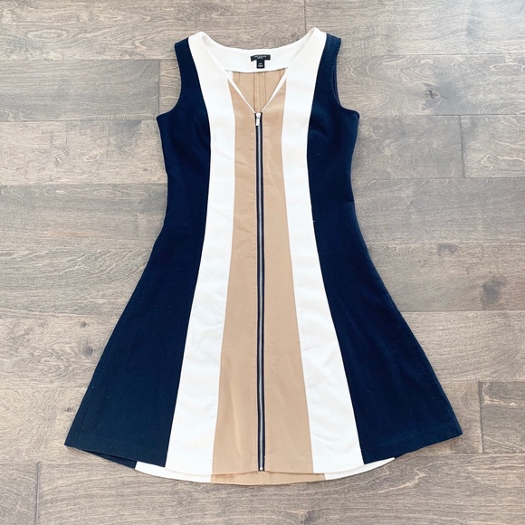 Ann Taylor Dresses & Skirts - Ann Taylor Striped Zipper Dress